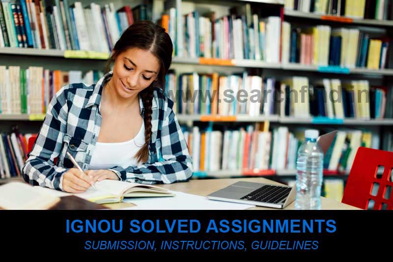 Ignou solved assignments