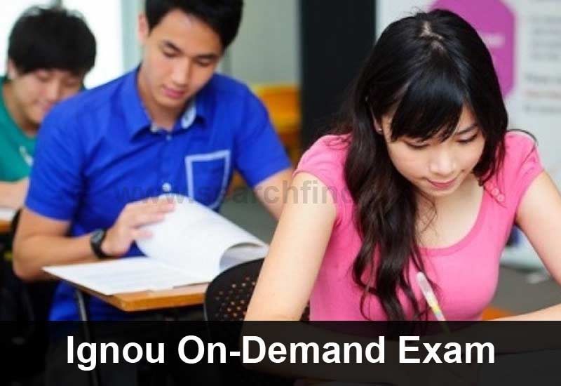 Ignou On Demand Exam Form Download