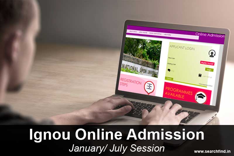 ignou online admission july -january