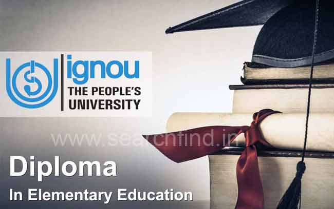 ignou diploma in elementary education