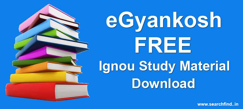 Ignou study material free download