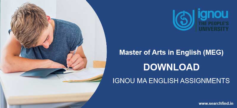 Ignou MA English Assignment Download