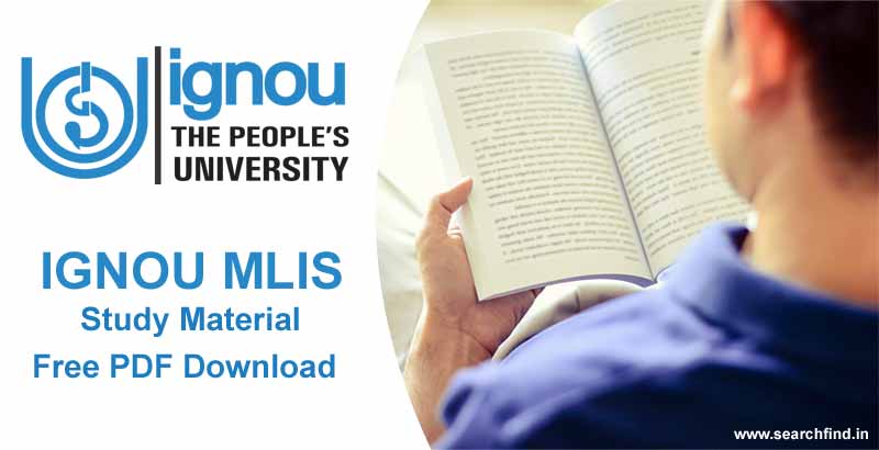 ignou mlis study material books download