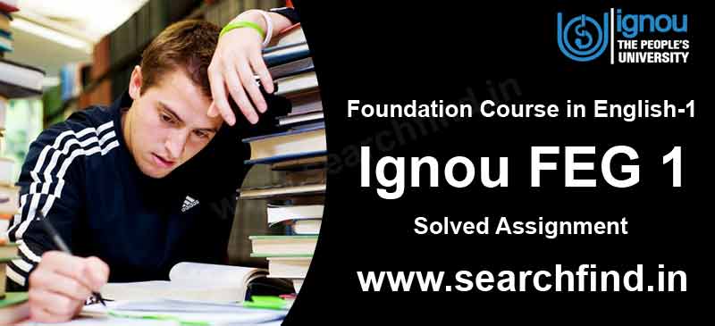 Download Ignou Feg 1 Solved Assignment