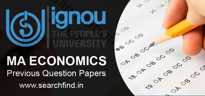 Ignou MA Economics Question Papers