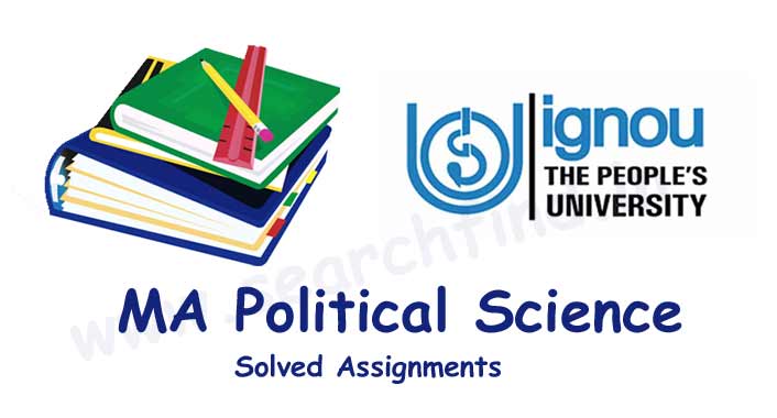 Ignou MA Political Science Solved Assignments Download