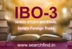 IGNOU IBO 3 Study Material & Books Free Download