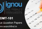 IGNOU OMT 101 Question Paper