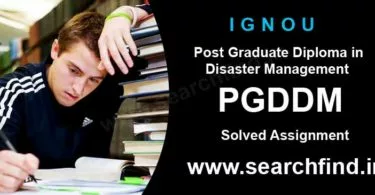 IGNOU PGDDM Solved Assignment